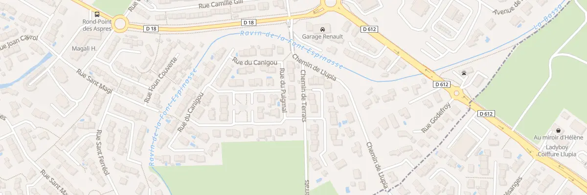 Plan du 4 Rue du Puigmal à Thuir