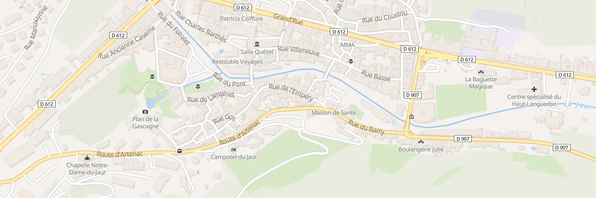 Plan du 22 Rue de l’Empery à Saint-Pons-de-Thomières
