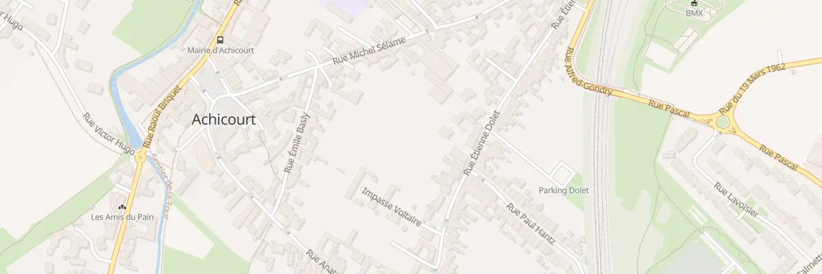 Plan du 32 Rue Etienne Dolet à Achicourt