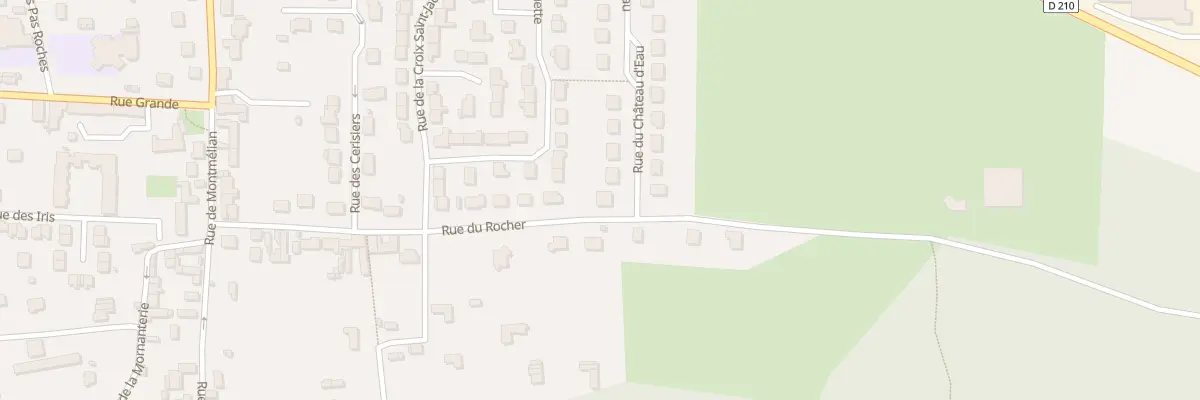 Plan du 1 Rue du Château d’Eau à Samoreau