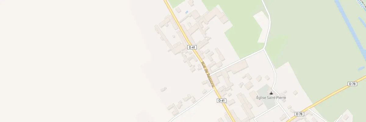 Plan du 287 Rue de Ressons à Marquéglise
