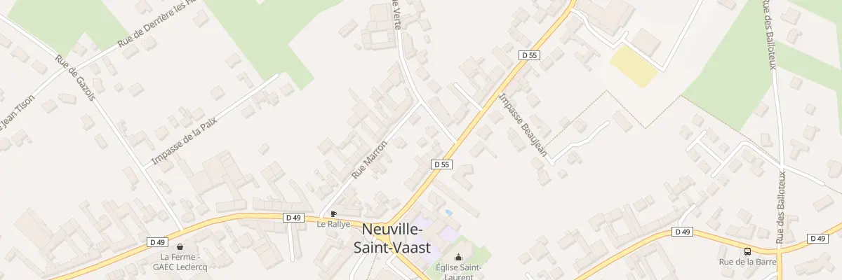 Plan du 10 Rue du Canada à Neuville-Saint-Vaast