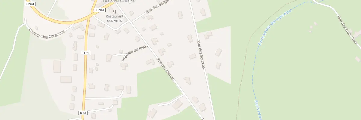 Plan du 5403 La Ganne à La Goutelle
