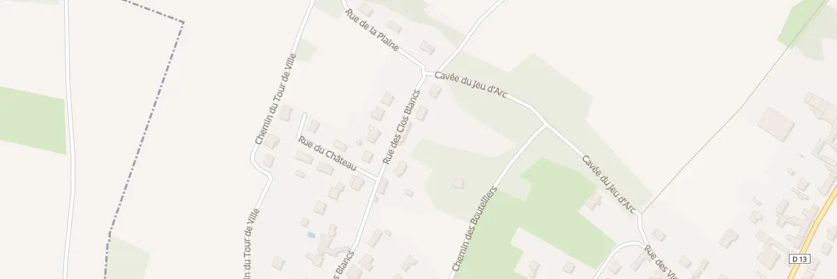 Plan du 267 Rue des Clos Blancs à Armancourt