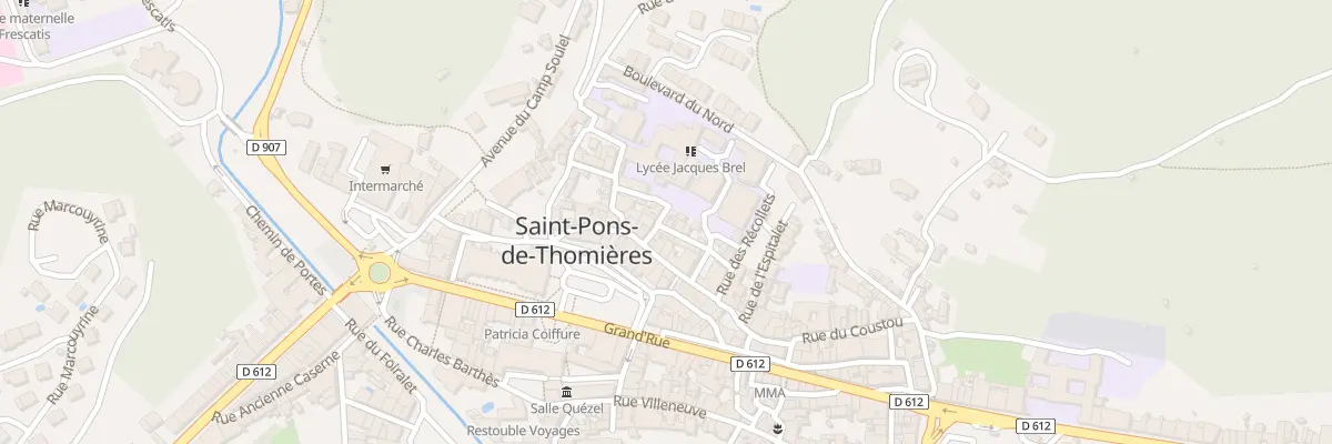 Plan du 4 Rue Cherche Midi à Saint-Pons-de-Thomières