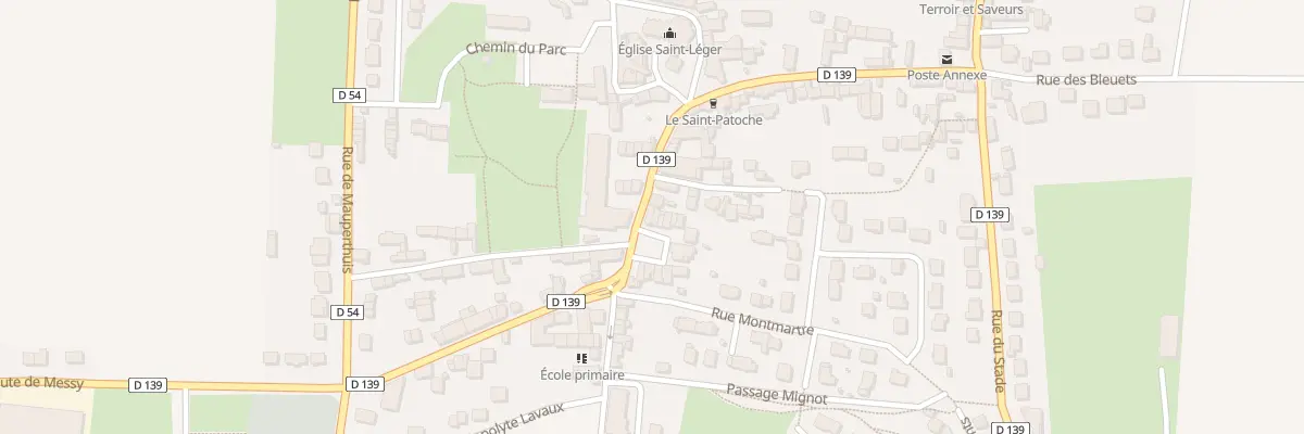 Plan du 18 Rue Vigne Croix à Charny