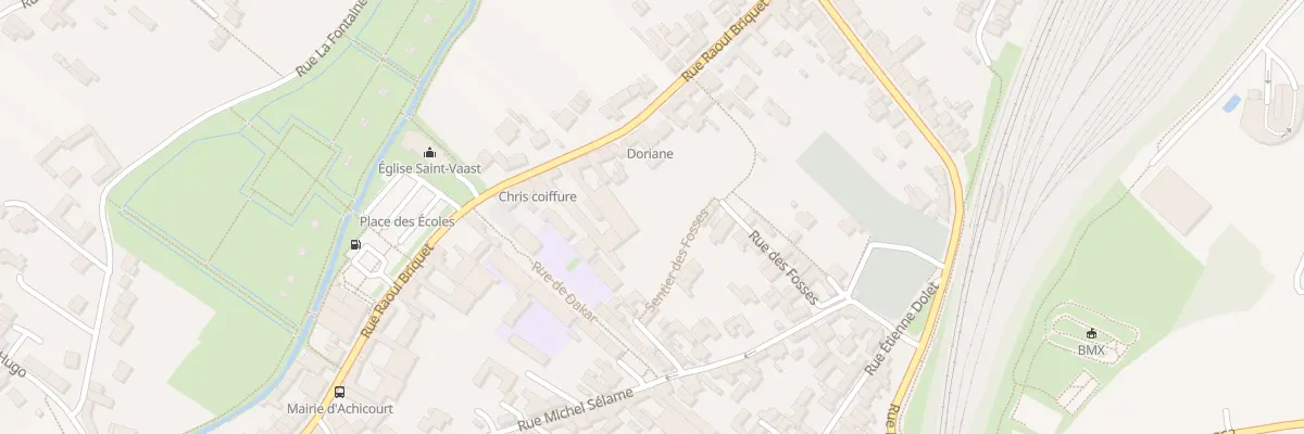 Plan du 65 Rue Raoul Briquet à Achicourt