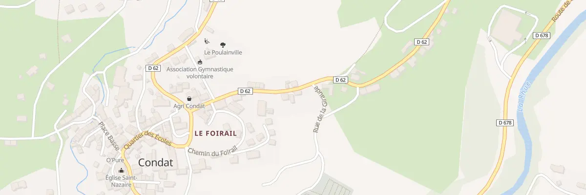 Plan du 10 Rte d’Egliseneuve à Condat