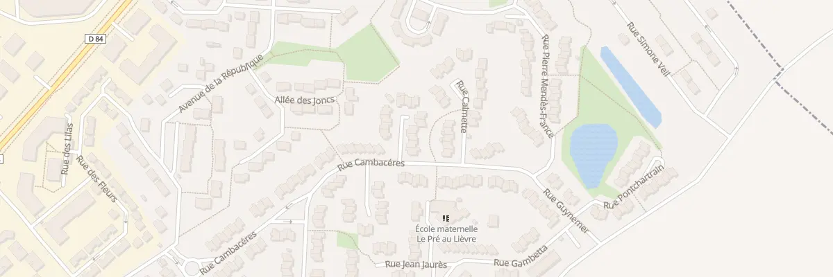 Plan du 6 Rue de Bleriot au Plessis-Belleville