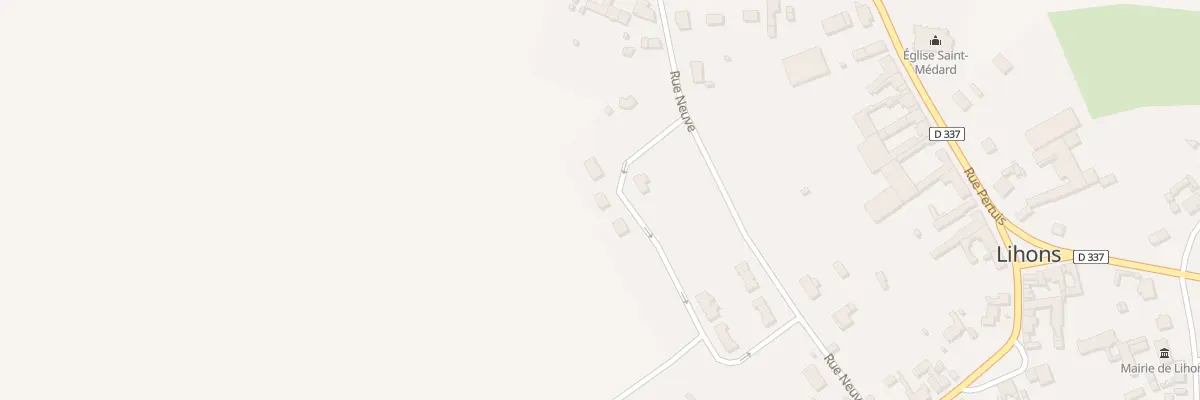 Plan du 7 Rue Marcel Froissart à Lihons