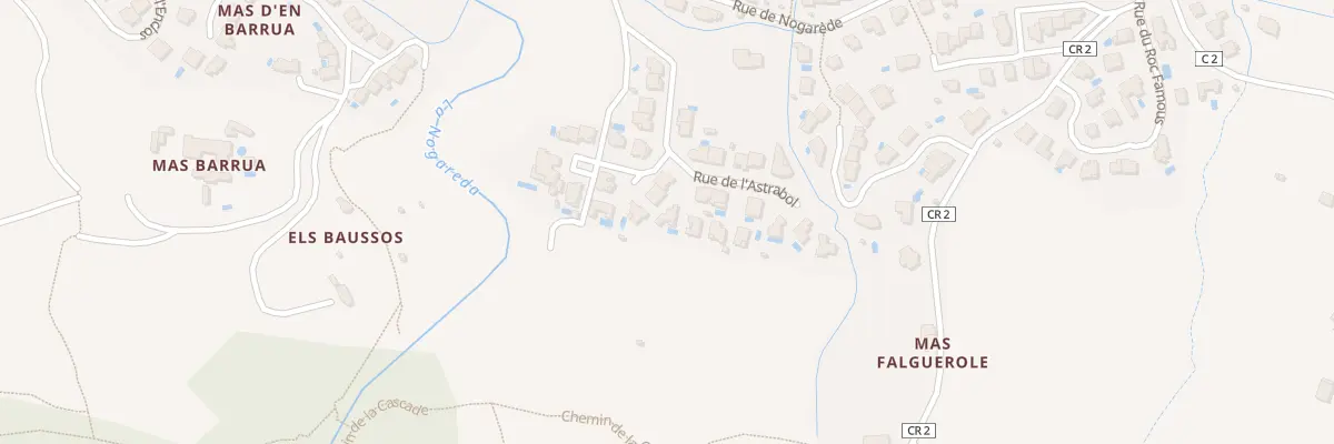 Plan du 24 Rue de L ’Astrabol à Céret