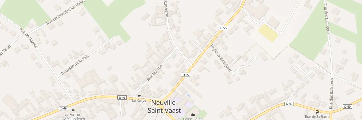 Plan du 14 Rue du Canada à Neuville-Saint-Vaast