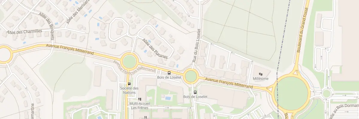 Plan du 10 All des Platanes à Montévrain