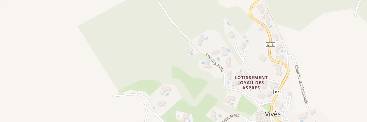 Plan du 5 Rue Guy Malé à Vivès