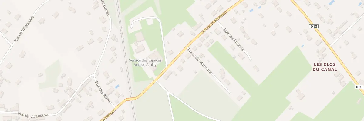 Plan du 317 Rue de Mormant à Amilly
