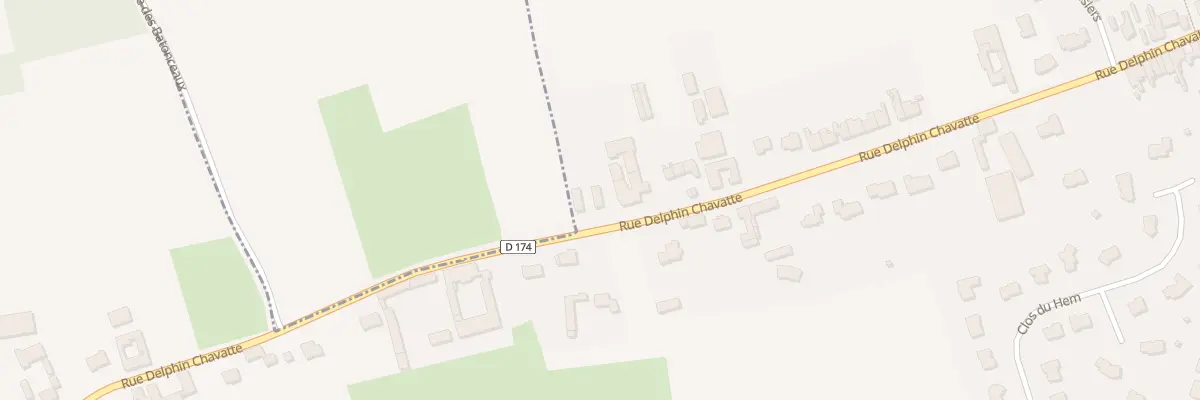 Plan du 84B Rue Delphin Chavatte à Laventie