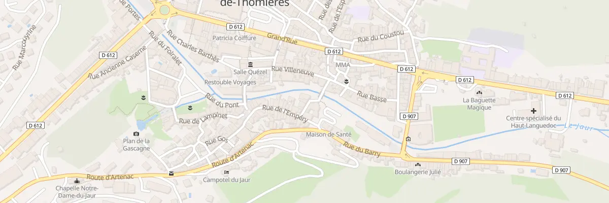 Plan du 4 Rue Pont Notre Dame à Saint-Pons-de-Thomières