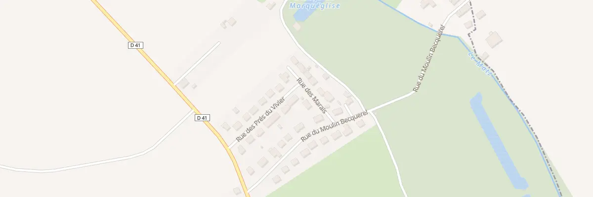 Plan du 25 Rue des Pres du Vivier à Marquéglise