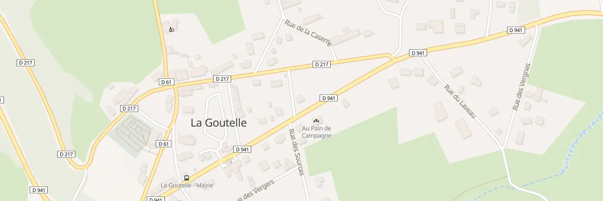 Plan du 5023 Le Bourg à La Goutelle