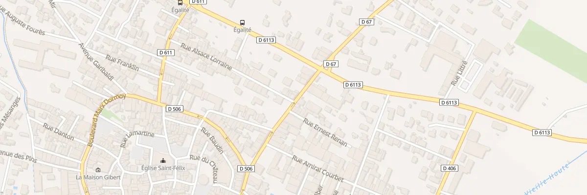 Plan du 55 Rue Alsace Lorraine à Lézignan-Corbières