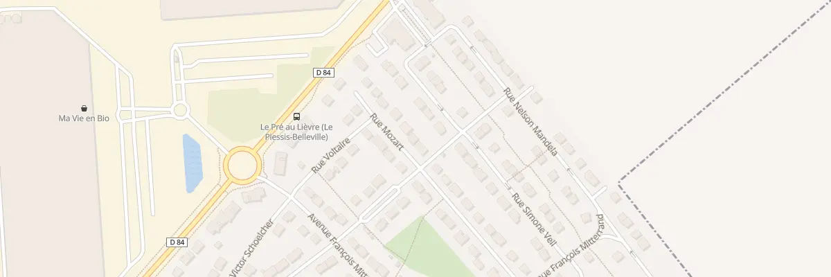 Plan du 4 Rue Mozart au Plessis-Belleville