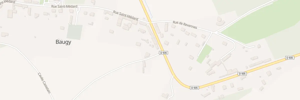 Plan du 5001 Rue de la Belle Croix à Baugy