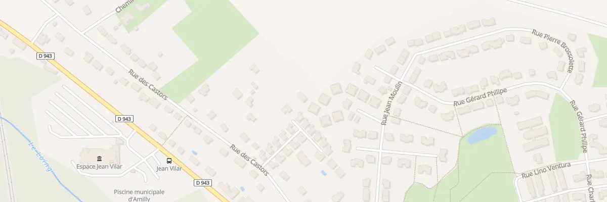 Plan du 89 Rue Simone de Beauvoir à Amilly
