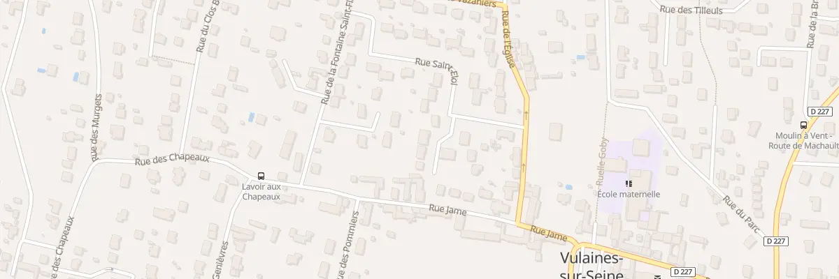 Plan du 2 Imp de la Paille à Vulaines-sur-Seine