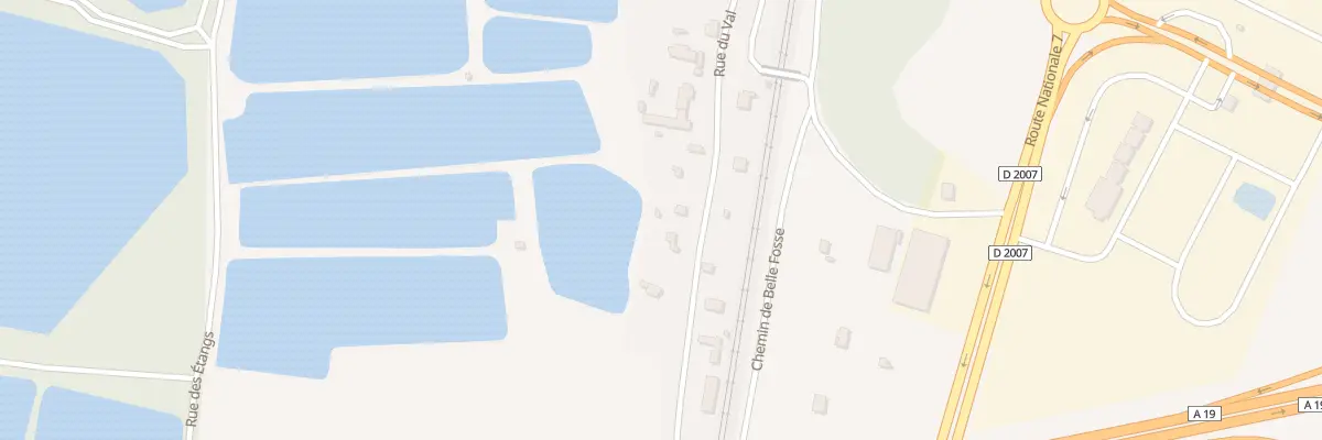 Plan du 94 Rue du Val à Fontenay-sur-Loing