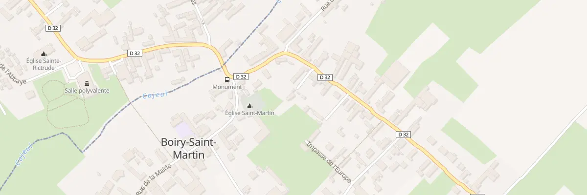 Plan du 6 Rue de Moyenneville à Boiry-Saint-Martin