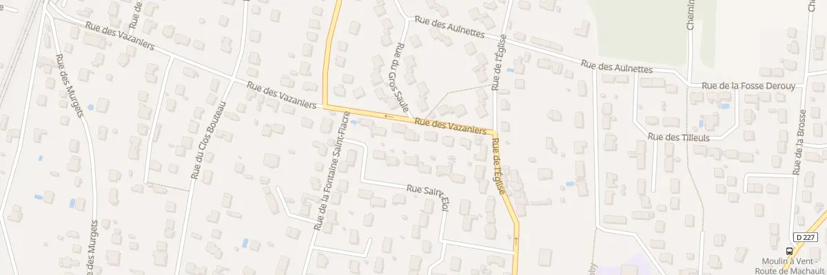 Plan du 28 Rue des Vazaniers à Vulaines-sur-Seine