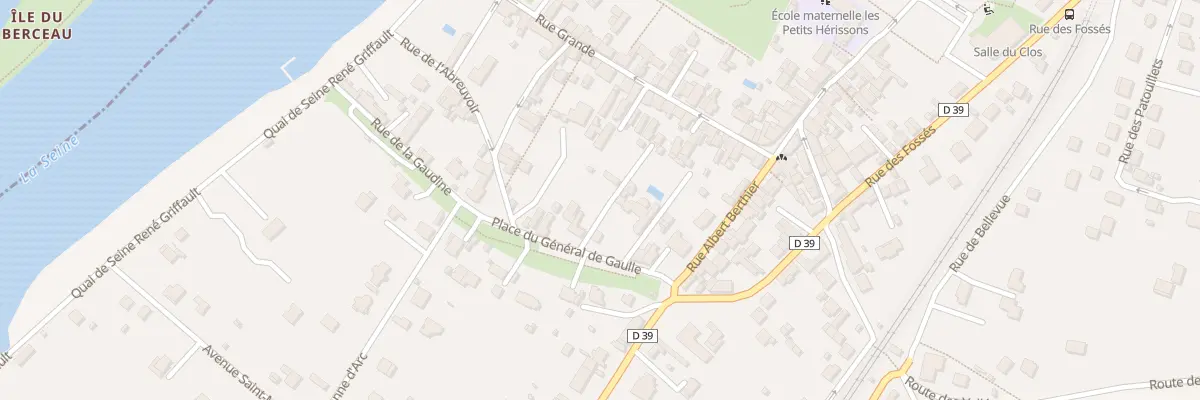 Plan du 14 Pl du Gen de Gaulle à Héricy