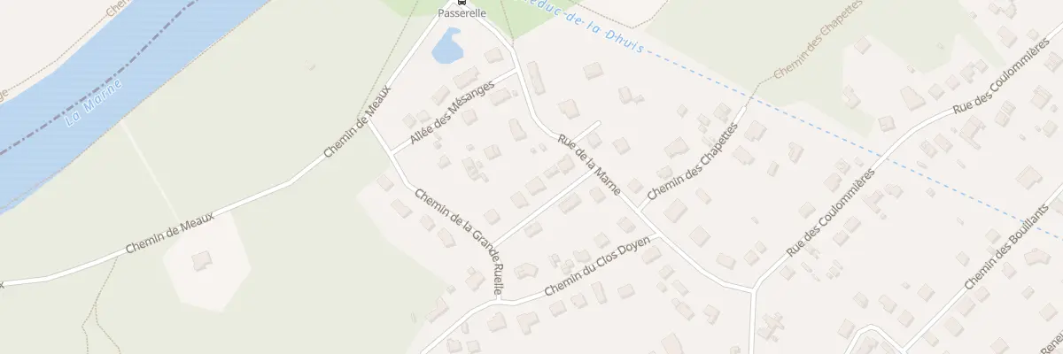 Plan du 3 Che de la Platrière à Chessy