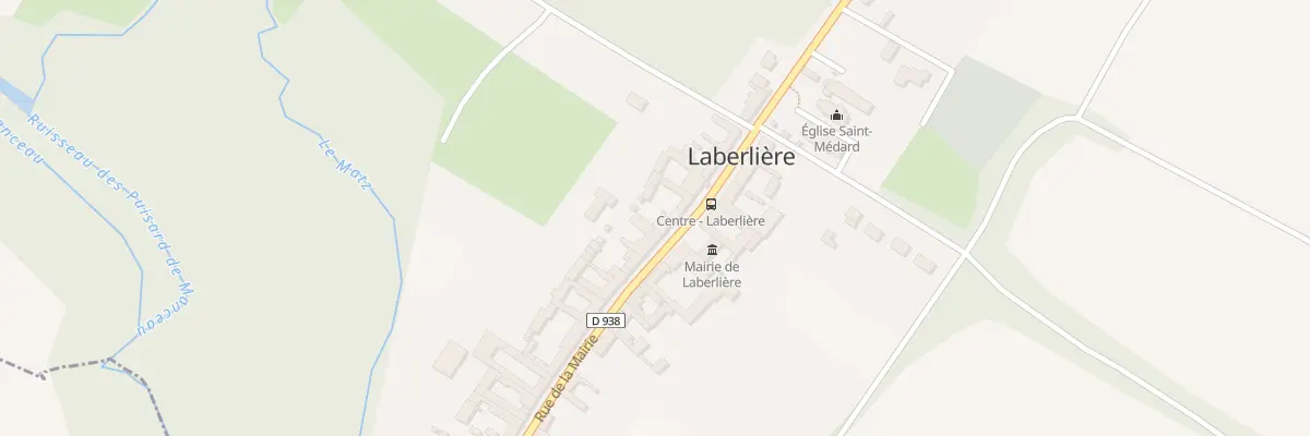 Plan du 92 Rue de la Mairie à Laberlière