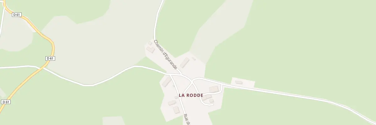Plan du 5356 La Rodde à La Goutelle