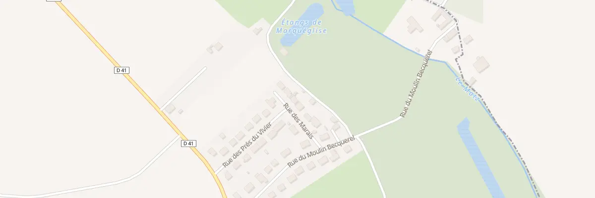 Plan du 84 Rue du Marais à Marquéglise