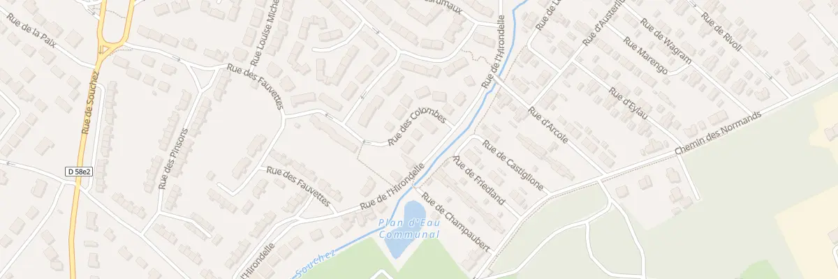 Plan du 14 Rue des Colombes à Angres