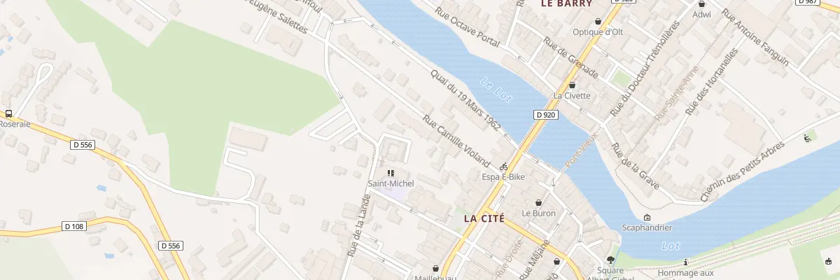 Plan du 15 Rue Camille Violand à Espalion