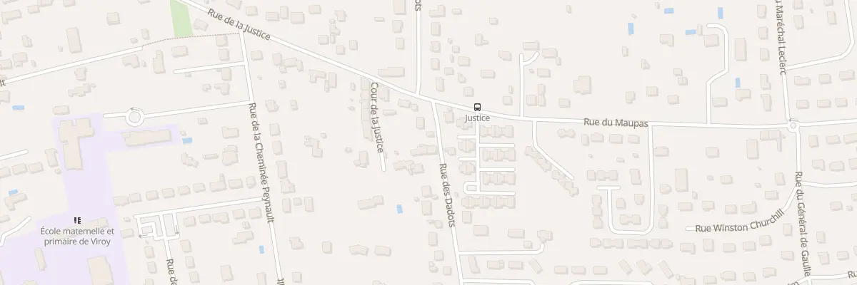 Plan du 689 Rue des Dadots à Amilly