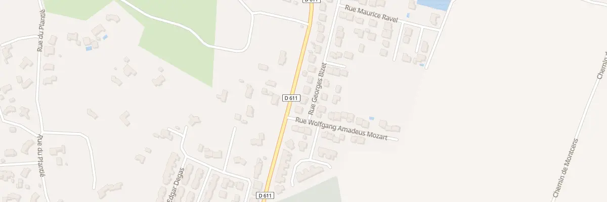 Plan du 3 Rue Georges Bizet à Lézignan-Corbières