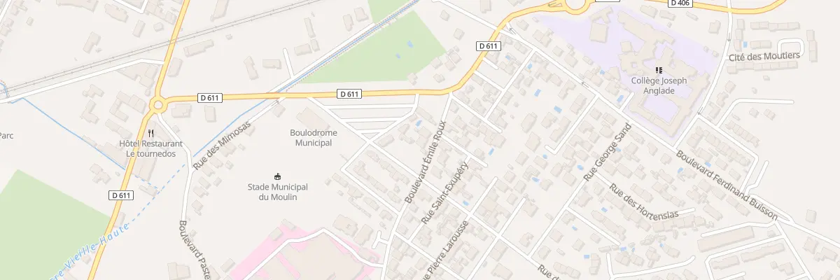 Plan du 6 Bd Emile Roux à Lézignan-Corbières
