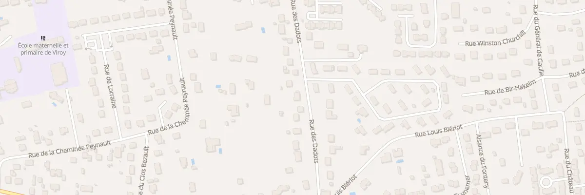 Plan du 503 Rue des Dadots à Amilly