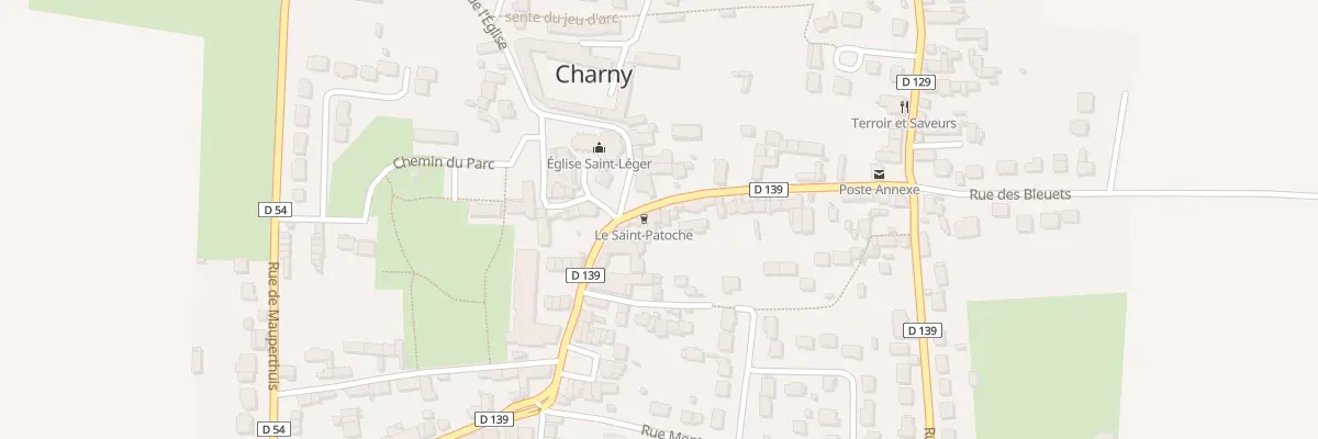 Plan du 26B Rue Vigne Croix à Charny