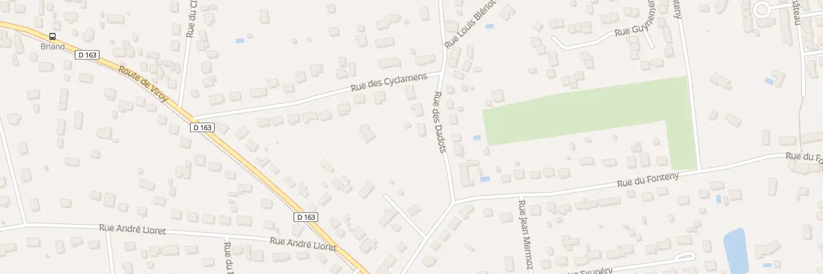 Plan du 221 Rue des Dadots à Amilly