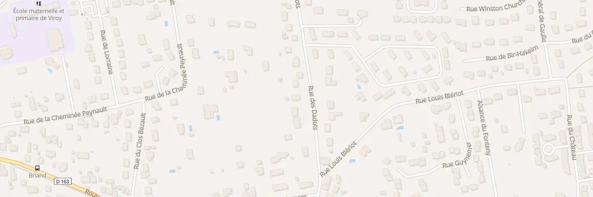 Plan du 447 Rue des Dadots à Amilly