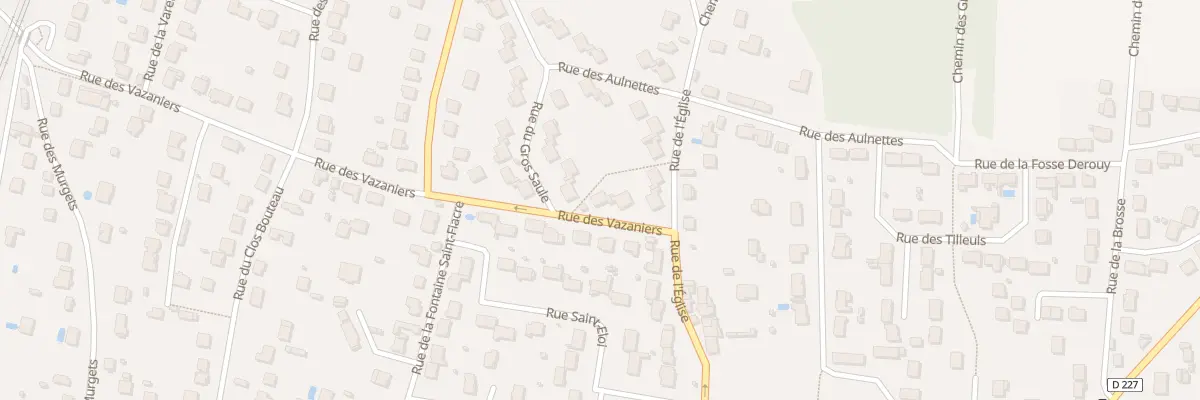 Plan du 23 Rue des Vazaniers à Vulaines-sur-Seine