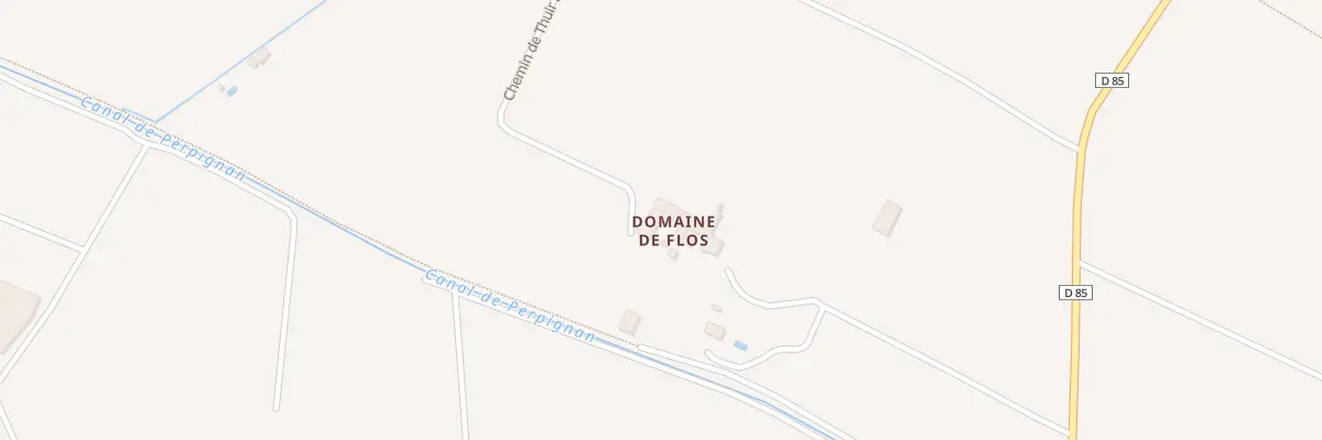 Plan du 1268 Domaine de Flos à Thuir