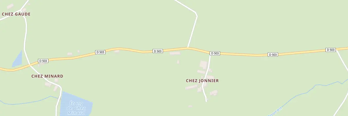 Plan du 5150 Chez Jonnier à La Crouzille