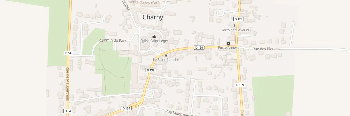 Plan du 30 Rue Vigne Croix à Charny