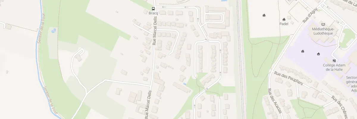 Plan du 24 Rue Bracq Laurent à Achicourt